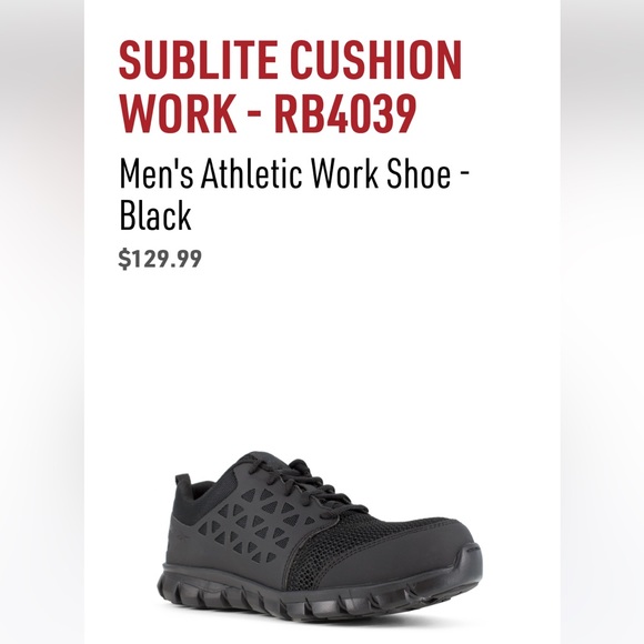 Reebok Other - Reebok Work Shoes RB 4039